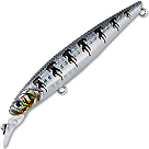 Воблер Fishycat Bobcat X05 (серебро/пламя) 100мм (12г)