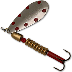 Блесна Fishycat Bretton Maxi SRD (Silver Red Dots) №6 (16,0г)