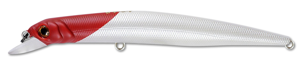 Воблер Fishycat Ocelot 110F X01 (белый/красный) 125мм (12,7г)