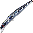 Воблер Fishycat Ocelot 110F X07 (черный/следы) 125мм (12,7г)
