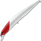 Воблер Fishycat Ocelot 125f X01 (белый/красный) 125мм (12,7г)