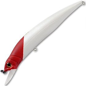 Воблер Fishycat Ocelot 90F X01 (белый/красный) 90мм (5,6г)
