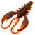 Мягкая приманка Flagman Dexter 3 (7.6см) Green Pumpkin squid (упаковка - 5шт)