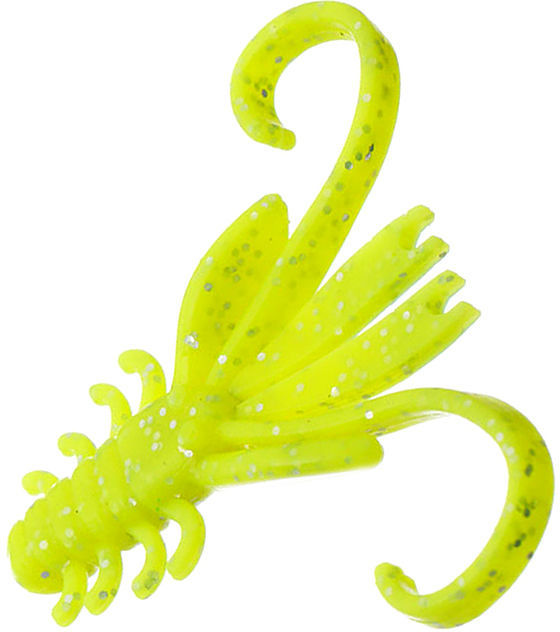 Мягкая приманка Flagman Dilly 1.5 (4см) Chartreuse squid (упаковка - 10шт)