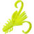 Мягкая приманка Flagman Dilly 1.5 (4см) Chartreuse squid (упаковка - 10шт)