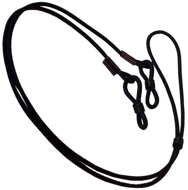 Шнурок для очков Flying Fisherman Rubber Retainer 7650A Black
