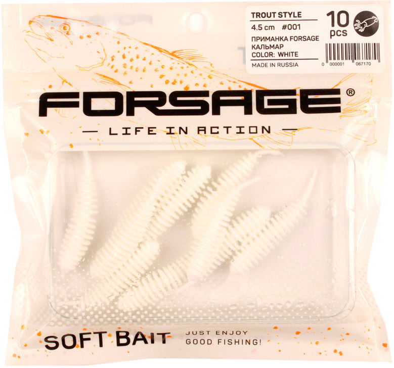Приманка Forsage Trout style (5.6см) Сыр 001 White (упаковка - 9шт)