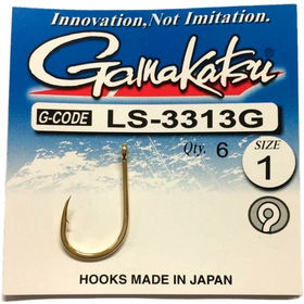 Крючок Gamakatsu Hooks LS-3313G New Label Gold №01