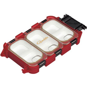Коробка Gamakatsu GM2484 Quick Case Red (2 отделения внутри)