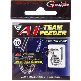 Крючок Gamakatsu A1 Team Feeder Strong Carp №10 (упаковка - 10шт)