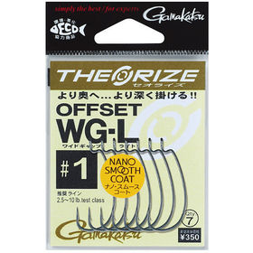 Крючок Gamakatsu Theorize Offset WG-L (NSC) №1 (упаковка)