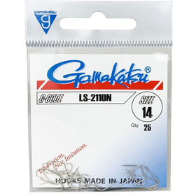 Крючок Gamakatsu Hook LS-2110N (Nickel) №8