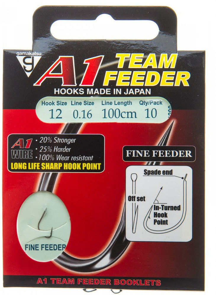 Gamakatsu A1 Team Feeder Fine Feeder Haken (15 Stück