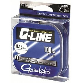 Леска Gamakatsu G-Line Competition, 100 м/ 0,12 мм, 1,8 кг (светло-оливковая)