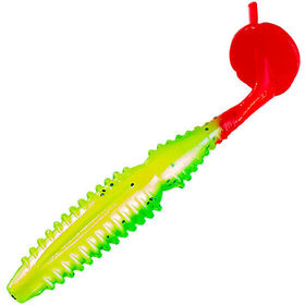 Силиконовая приманка Gambler EZ Vibez 3.75 (9.5 см) 245 Firebird Lime