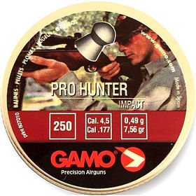 Пули пневматические Gamo Pro Hunter 4.5мм 0.49г (250 шт)