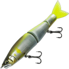 Воблер Gan Craft Jointed Claw Shift 113F (14г) 15-Flashing GM Chart