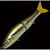 Воблер Gan Craft Jointed Claw Type-15SS 148SS (42г) 05-Kinokuni Ugui-Liiliy Black