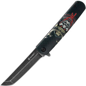 Нож складной Ganzo G626-BS черный самурай