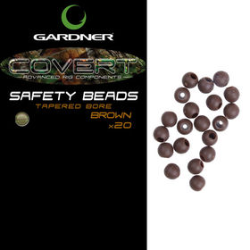 GARDNER Бусина резиновая 4mm COVERT SAFETY BEADS GREEN (20шт) CSBG