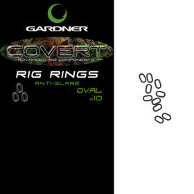 GARDNER Кольцо металлическое 4.5mm COVERT RIG RINGS OVAL (10шт) FWRRO