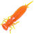 Мягкая приманка Garry Angler Larva Икра 2 (5см) Оранжевый с блестками (10шт)