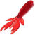 Мягкая приманка Garry Angler Wooly Hawgtail Икра 2.75 (7см) Красный с блестками (6шт)
