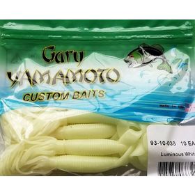 Пластиковая приманка Gary Yamamoto Hula Grubs 4 (10см) 038 (упаковка - 10шт)