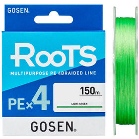 Леска Gosen Roots PE X4 200м 0.6 0.128мм (Light Green)