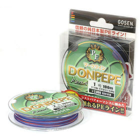 Леска плетеная Gosen 4PE Donpepe 100м 1.5