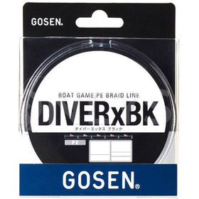 Шнур Gosen Diver x Black 4PE #1 200м 0.165мм