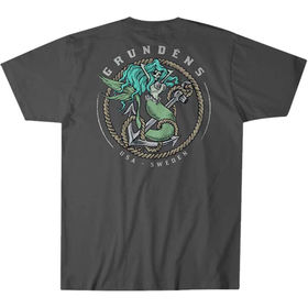 Футболка Grundens Mermaid SS T-Shirt (Iron Grey) р.L