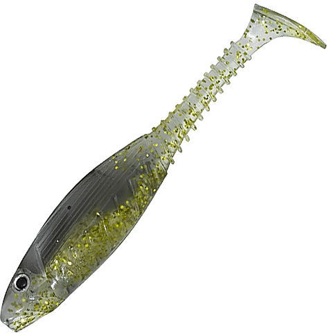 Виброхвост Gunki Grubby Shad SL 13см Gold Minnow (упаковка - 3шт)
