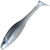 Виброхвост Gunki Grubby Shad SL 13см Grey Fish (упаковка - 3шт)