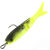Поролоновая рыбка Hacker Sola (11см) Chartreuse Black Back (упаковка - 3шт)