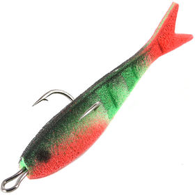 Поролоновая рыбка Hacker Sola (11см) Emerald Red Belly (упаковка - 3шт)