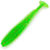 Силиконовая приманка Hacker Shag Shad (12 см) Green Chili (упаковка - 3 шт)