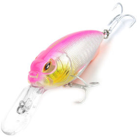 Воблер Hacker Mad Crank Deep 55FL (13.5г) Crash HG. Pink Back