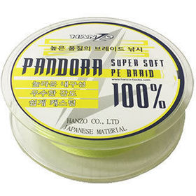 Леска плетеная Hanzo Pandora Yellow #0.4 100м 0.10мм