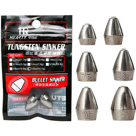Груз Пуля Hearty Rise Tungsten Alloy Bullet Sinker (5.3г)