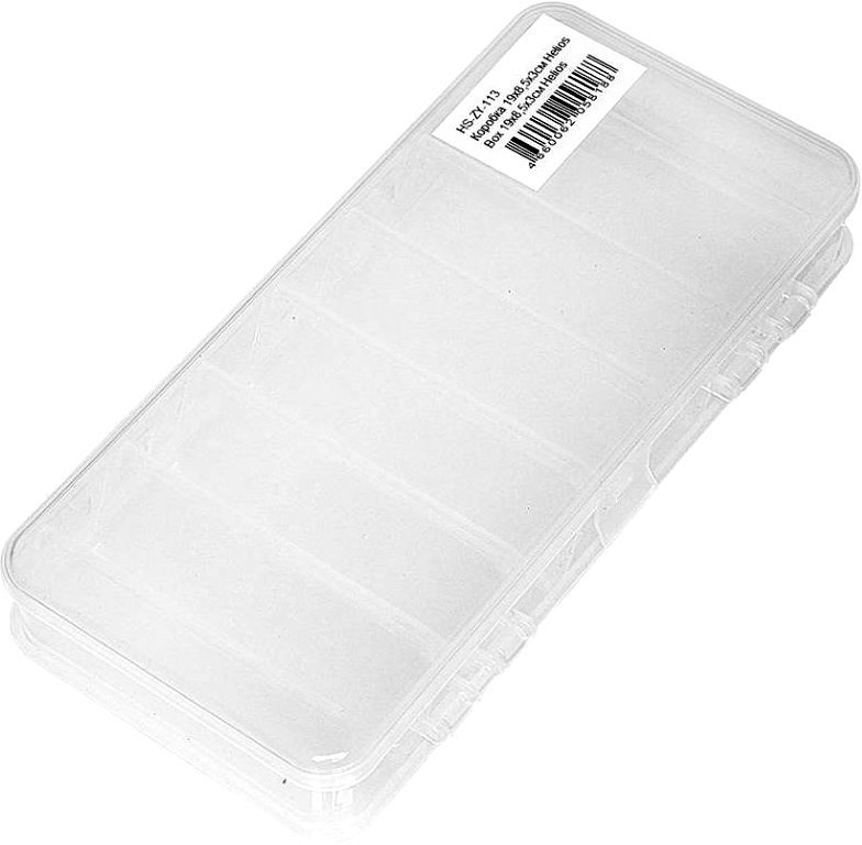 Коробка для приманок двухсторонняя Helios (19х8.5х3см)