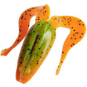 Лягушка Helios Frog (6.5см) Pepper Green&Orange (упаковка - 7шт)