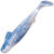 Виброхвост Helios Jap (8см) Blue Fish (упаковка - 7шт)