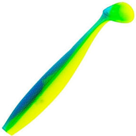 Виброхвост Helios Trofey (14см) Blue Lime (упаковка - 4шт)