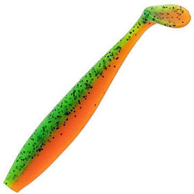 Виброхвост Helios Trofey (14см) Pepper Green&Orange (упаковка - 4шт)