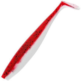 Виброхвост Helios Trofey (14см) Red&White (упаковка - 4шт)
