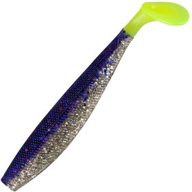 Виброхвост Helios Trofey (14см) Silver Sparkles&Fio LT (упаковка - 4шт)