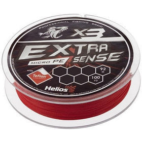 Леска плетеная Helios Extrasense X3 PE Red