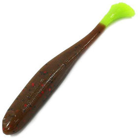 Силиконовая приманка Helios Jumbo (12.5см) Rusty Gold&Lime (упаковка - 5шт)