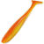 Силиконовая приманка Helios Shaggy (8.5см) Orange & Yellow (упаковка - 5шт)